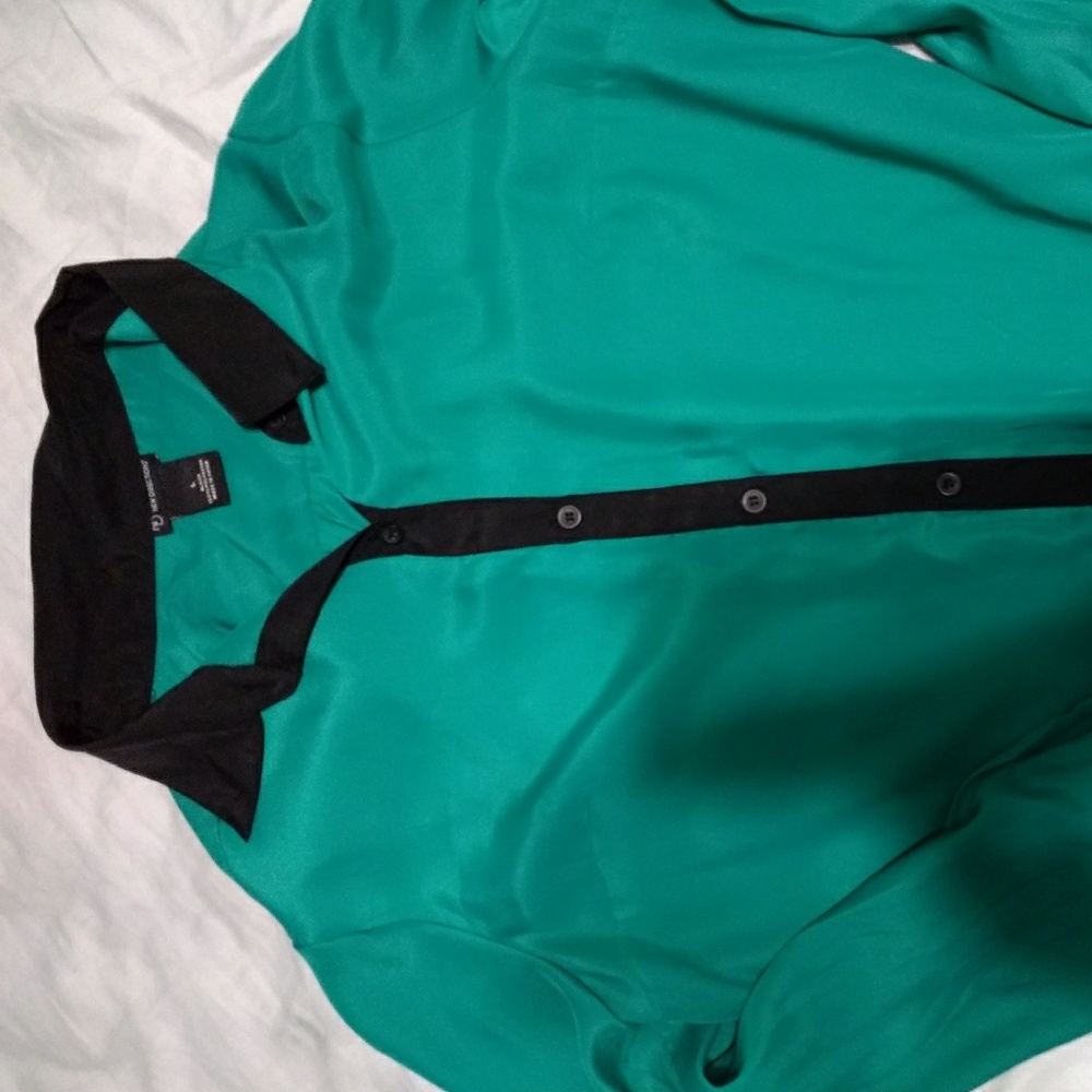 Long sleeve button down blouse